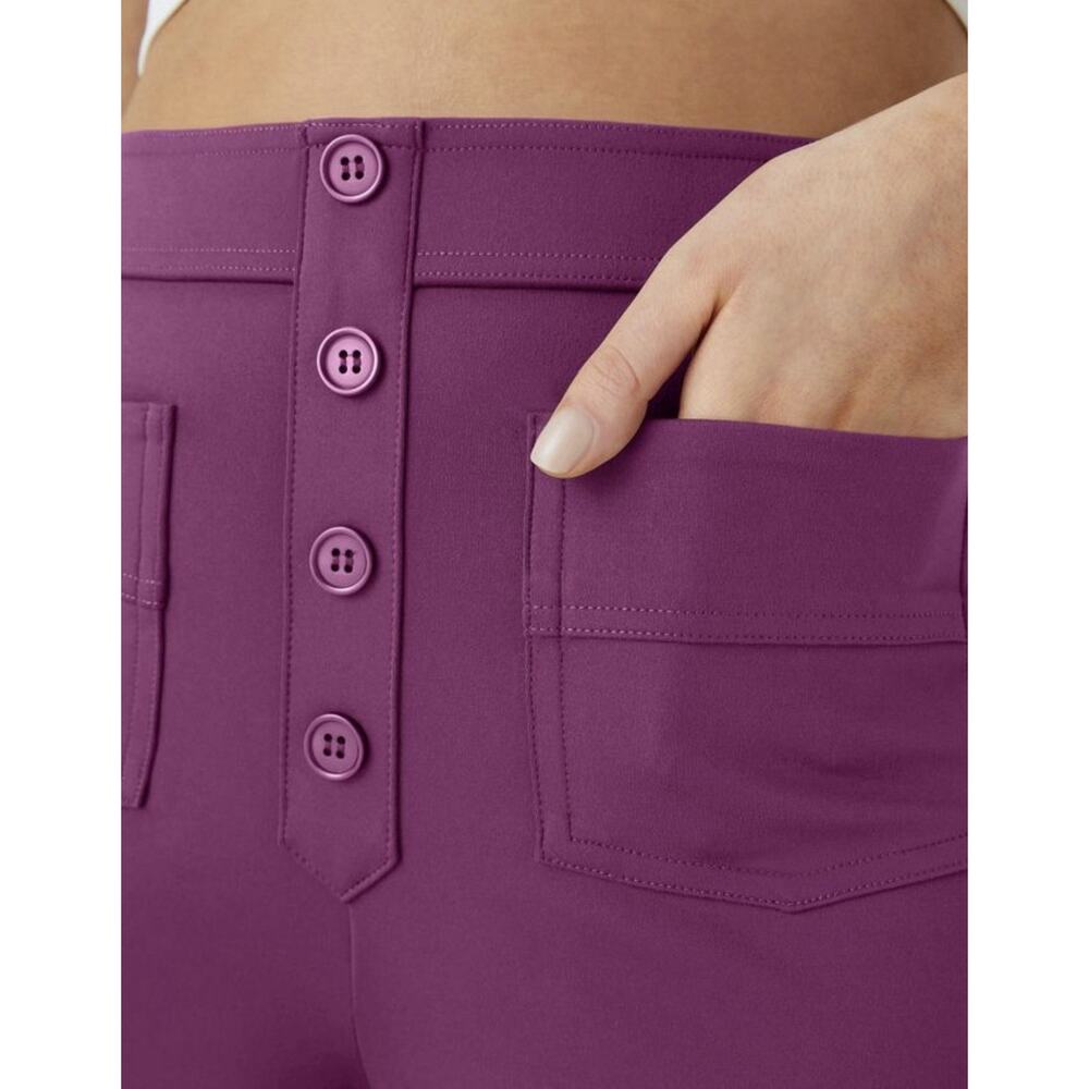 Halara DayStretch High Waisted Pockets Straight Leg Casual Pants med-regular - Picture 3 of 8
